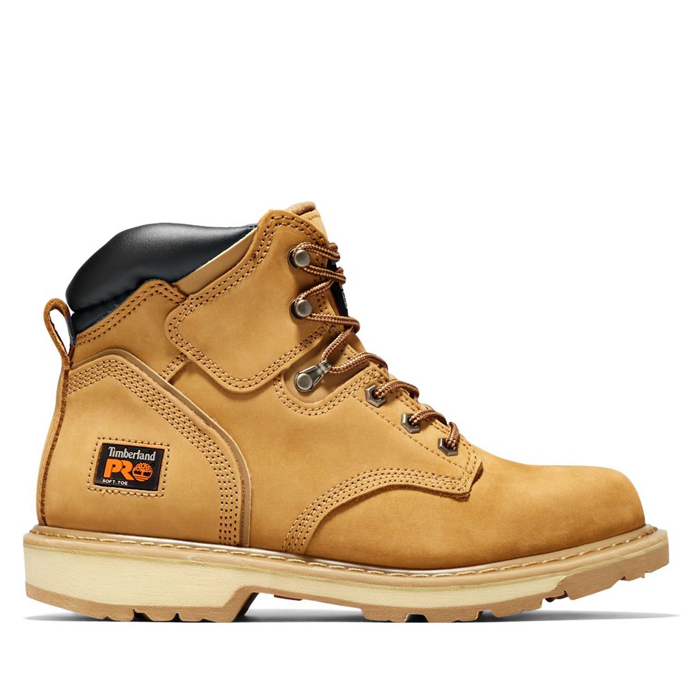 Timberland Mens Work Boots PRO® Pit Boss 6" Soft Toe - Brown - India MF1532907